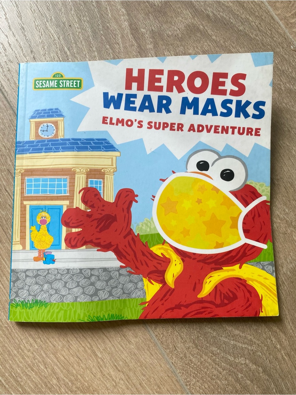Sesame Street Elmo Wear Mask Education Book